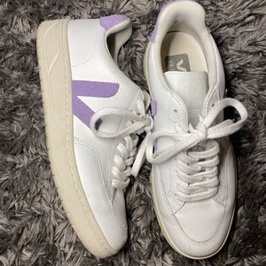 Veja purple sneaker shoes
